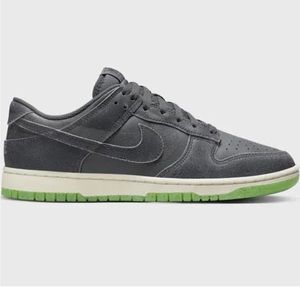 Nike Dunks Low Retro PRM - Phantom Grey /Scream Green Halloween